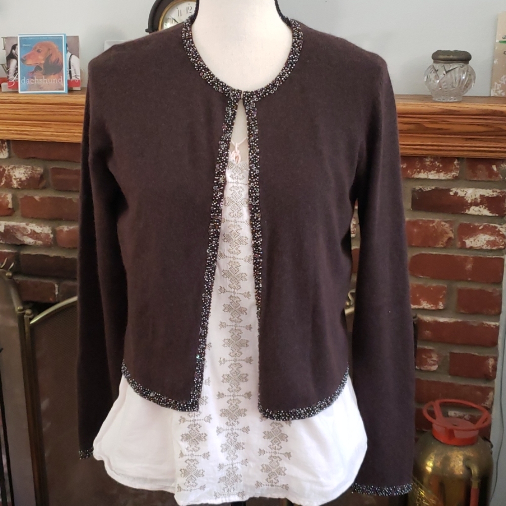 Brown  Angora Sweater